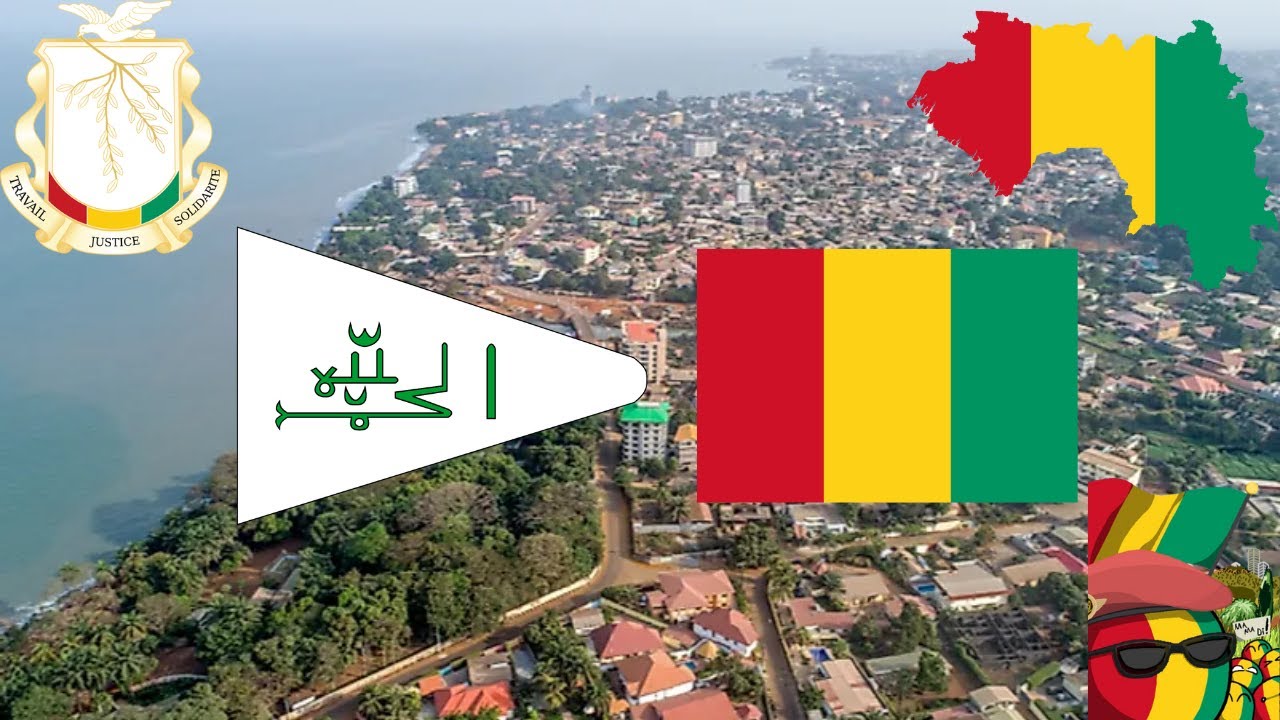 Historical flags of Guinea - Drapeaux historiques de la Guin&eacute;e