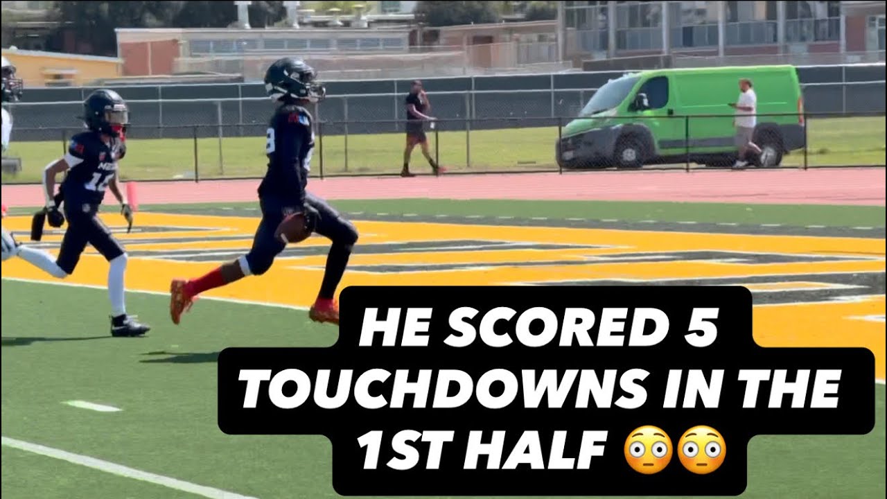 John Burks Goes Off!!!! 😳😳 6 Touchdowns In Win Over Stagg Elite (Touched The Ball 7 Times) 😳😳