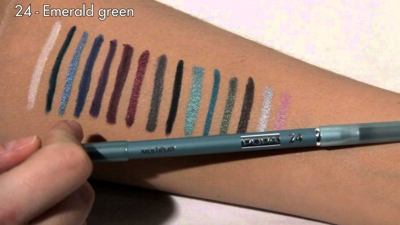 make up Swatches matite occhi Multiplay by AliceLikeAudrey - Pupa Milano