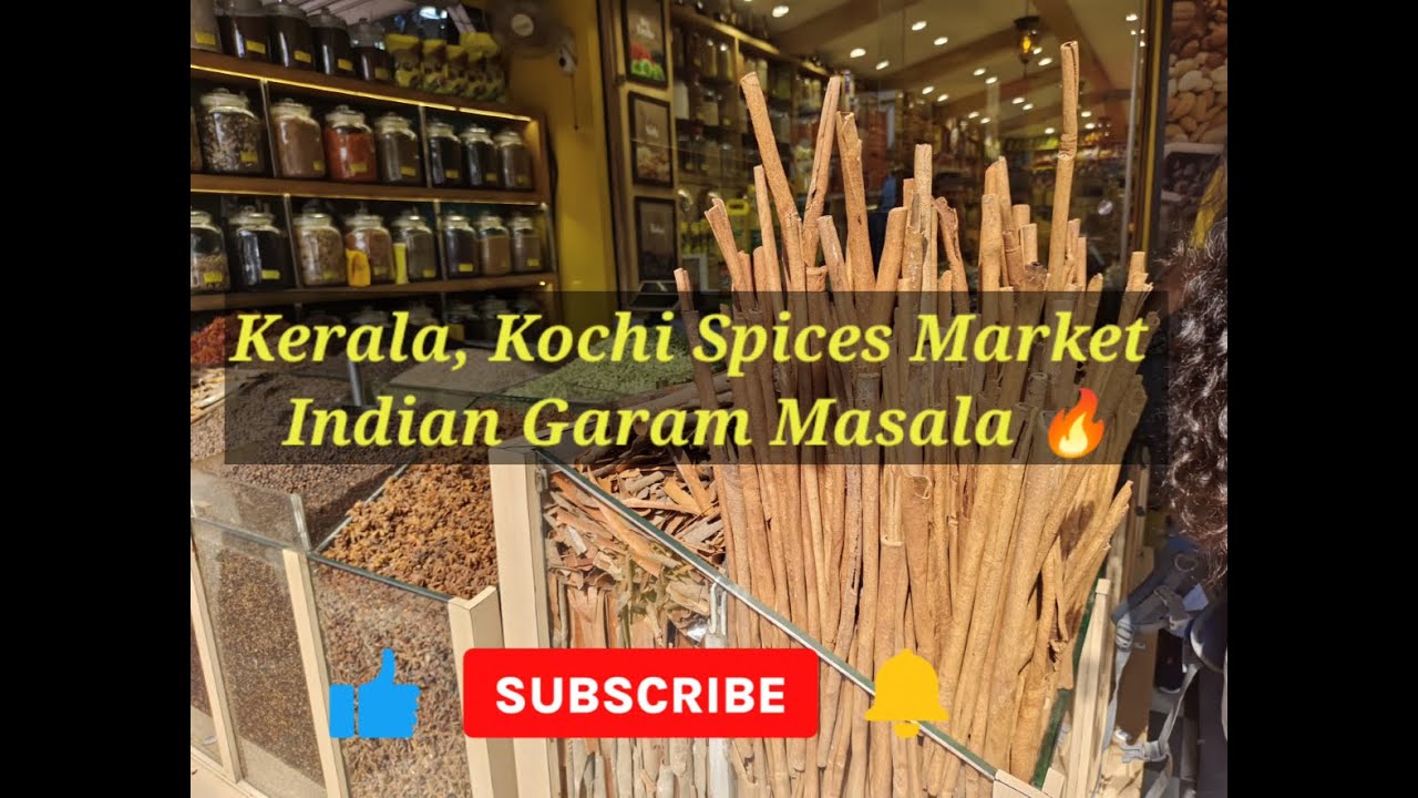 Kochi (Kerala) Spices Market | Indian Spices | Garam Masala | English | 🔥 #spices  #masala