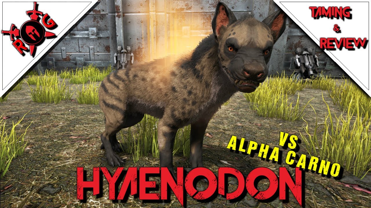 ARK: HYAENODON TAMING & REVIEW! Patch 258 [Pack VS 120 Rex & Alpha Carno]