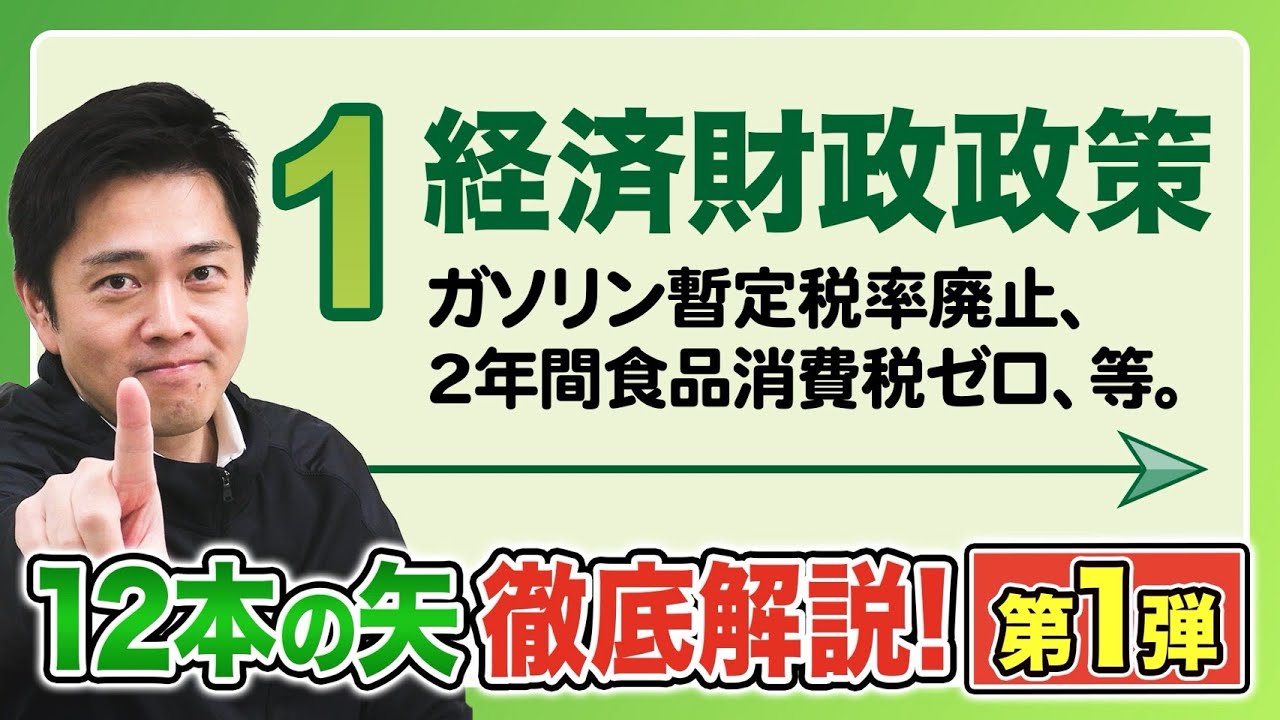 【吉村解説 #1】あなたの家計に直結!? 連立合意「12本の矢」を徹底解説します #経済財政政策