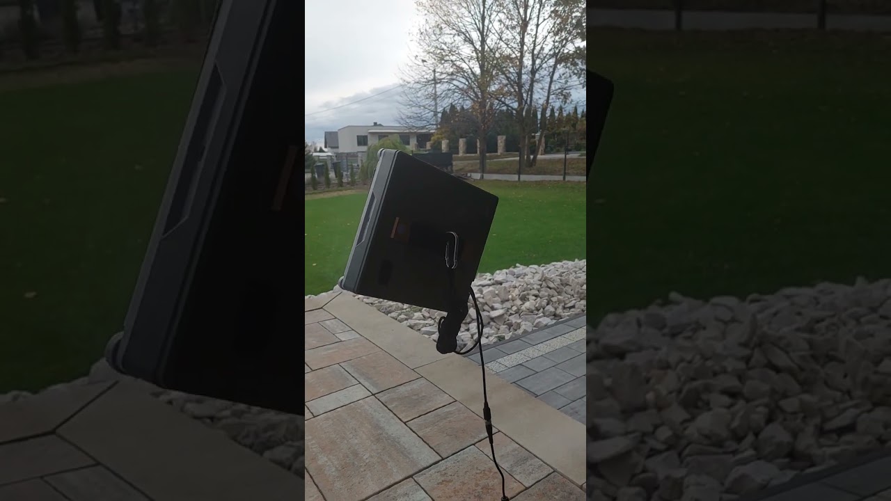 ABIR WD8 robot do mycia okien / robot myjący szyby z Aliexpress - pierwsze mycie