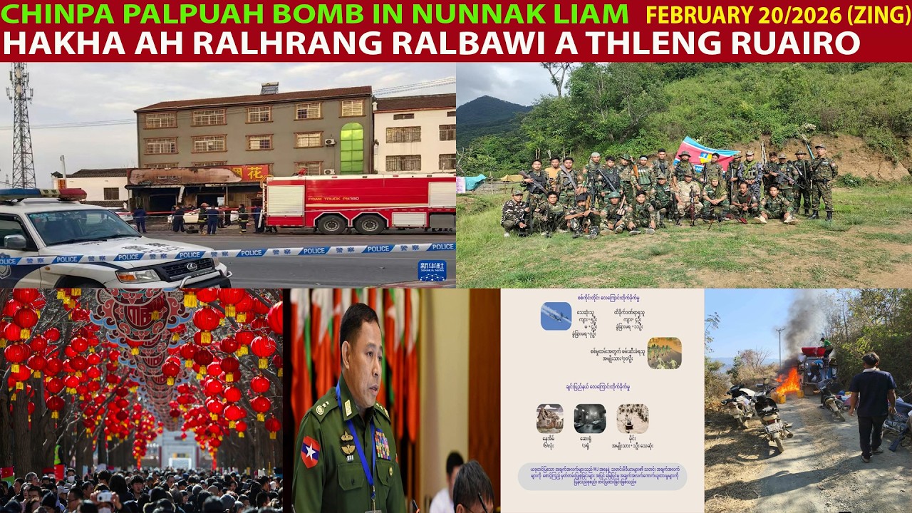 Feb 20 Zing: CDF-Hualngo Ruangah Mino Tampi Mizoram Ah An Tlan. Hakha Ah Ralhrang Ralbawi A Thleng