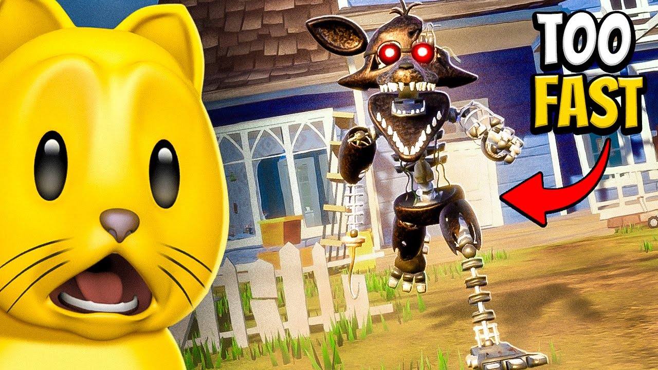 I ADDED FOXY To Hello Neighbor.. He’s FASTER than FAST FREDBEAR!