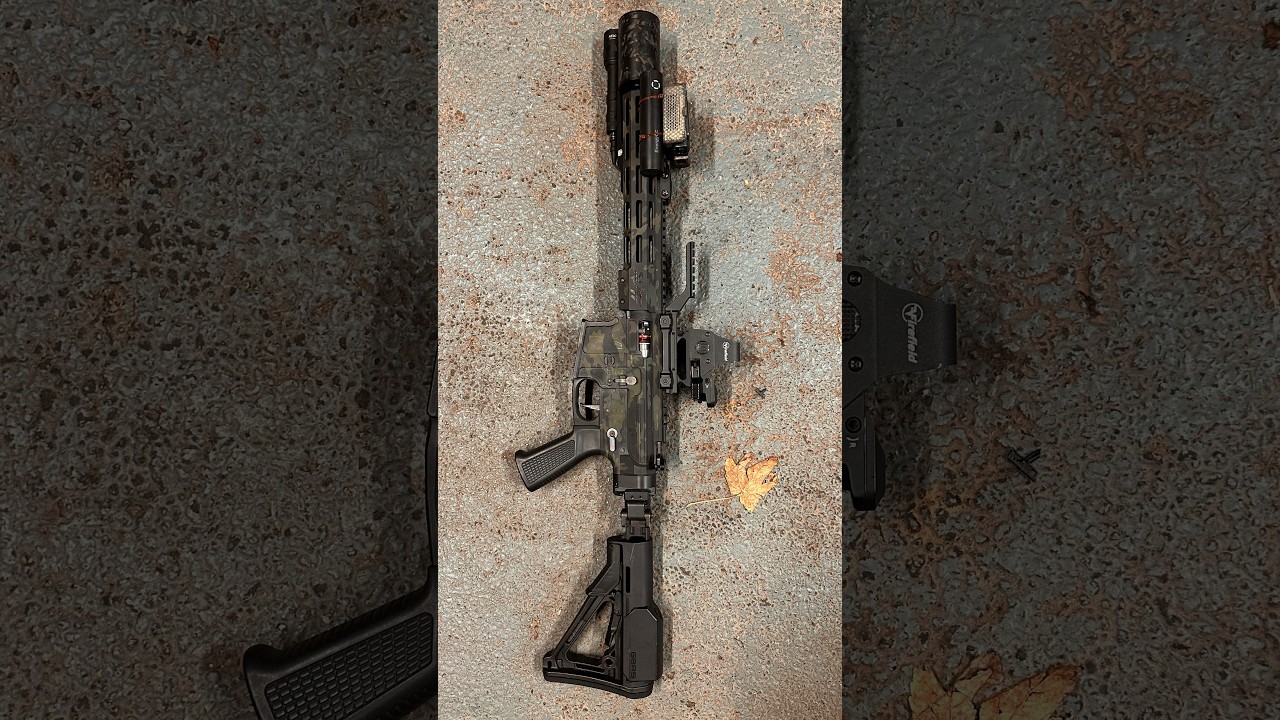 Carbon fibre airsoft gun build 🥵 