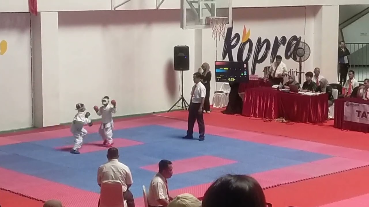 Pertandingan karate kumite pra usia dini putra  PANGDAM (Nazim)