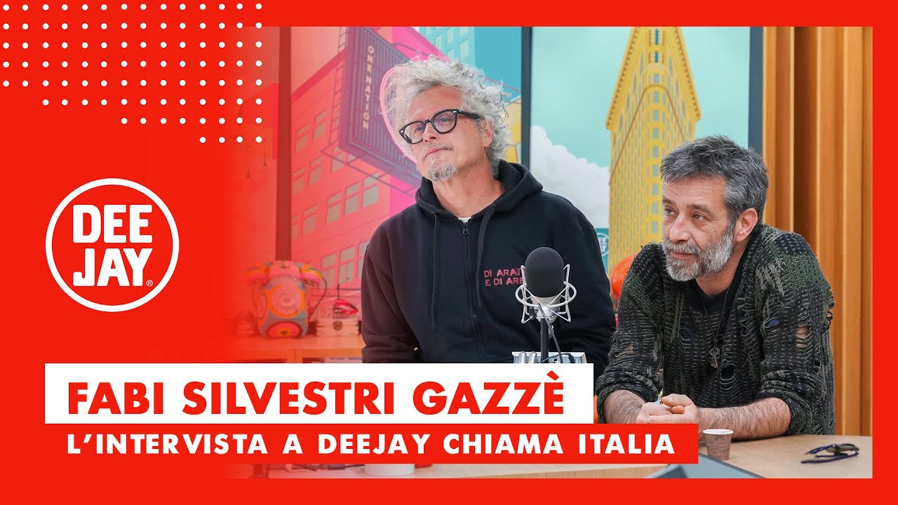 Fabi, Silvestri e Gazzè a Deejay Chiama Italia con il documentario 
