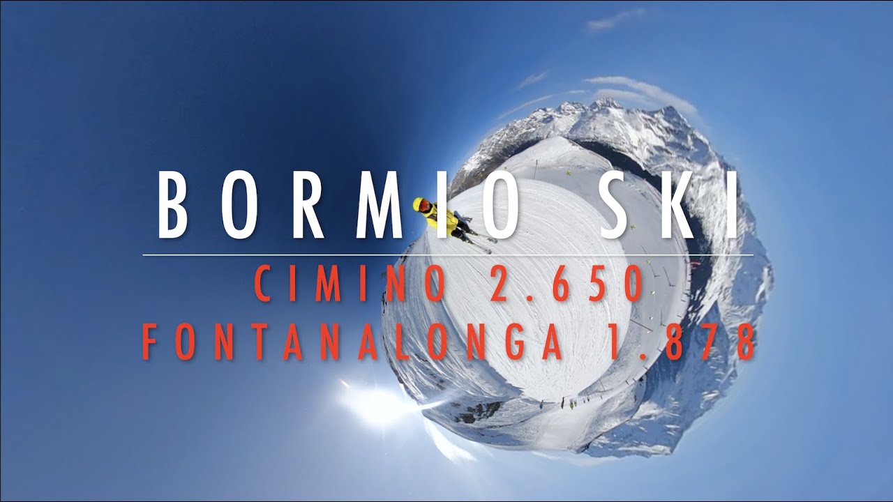 360 4K 🔴 Bormio Ski Day 2 🔴 (4) Cimino 2.650 m - Fontanalonga 1.878 m 🔴 2020