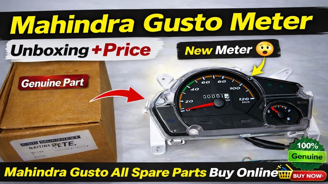 Mahindra Gusto Meter Unboxing Price Buy Online | Mahindra Gusto Spare Parts | Mahindra 2 Wheelers