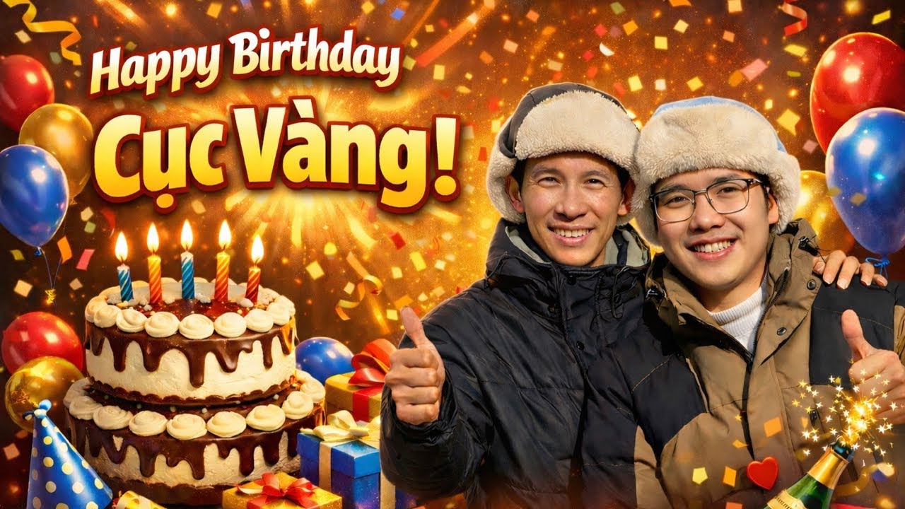🔥Chúc mừng sinh nhật Cục Vàng