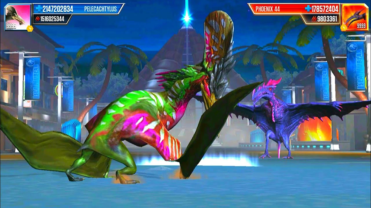PELECACHTYLUS VS PHOENIX 44 | JURASSIC WORLD THE GAME