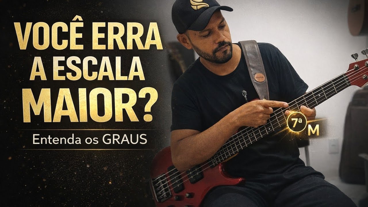 VOCÊ ERRA A ESCALA MAIOR? (Graus e Intervalos Explicados em G)