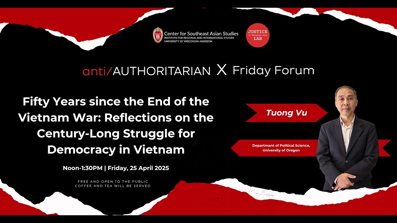 Friday Forum: Tuong Vu