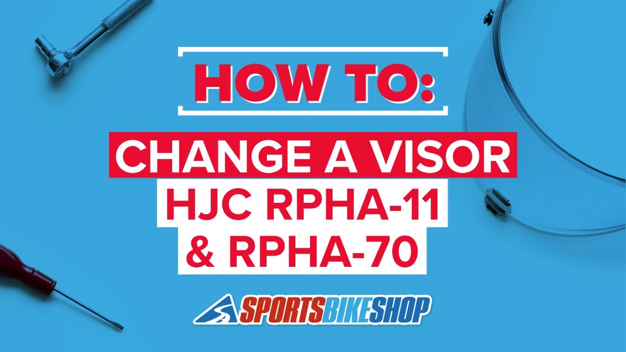 Как заменить визор HJC RPHA-11 и RPHA-70 &mdash; Sportsbikeshop