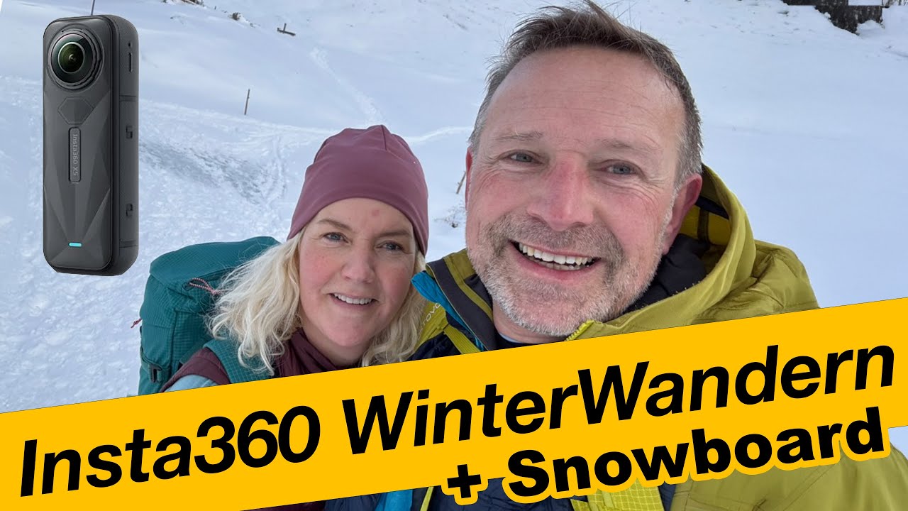 Insta360 X5 - no drone no problem - Winter Tour in den Alpen