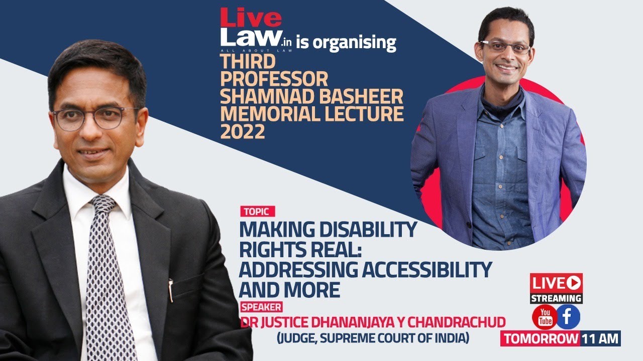 Prof. Shamnad Basheer Memorial Lecture ByJustice Dhananjaya Y Chandrachud