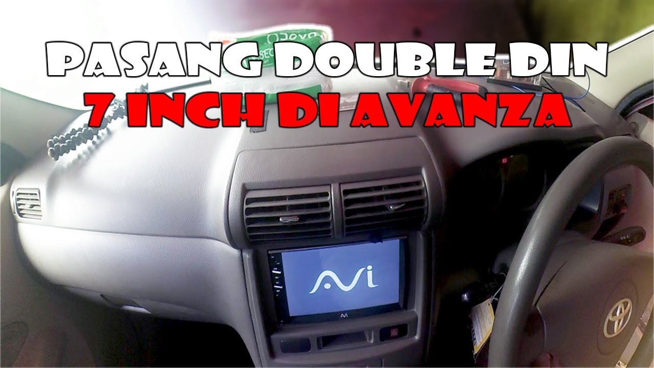 CUMA Rp. 400 Ribuan | Pasang double din di Avanza lama