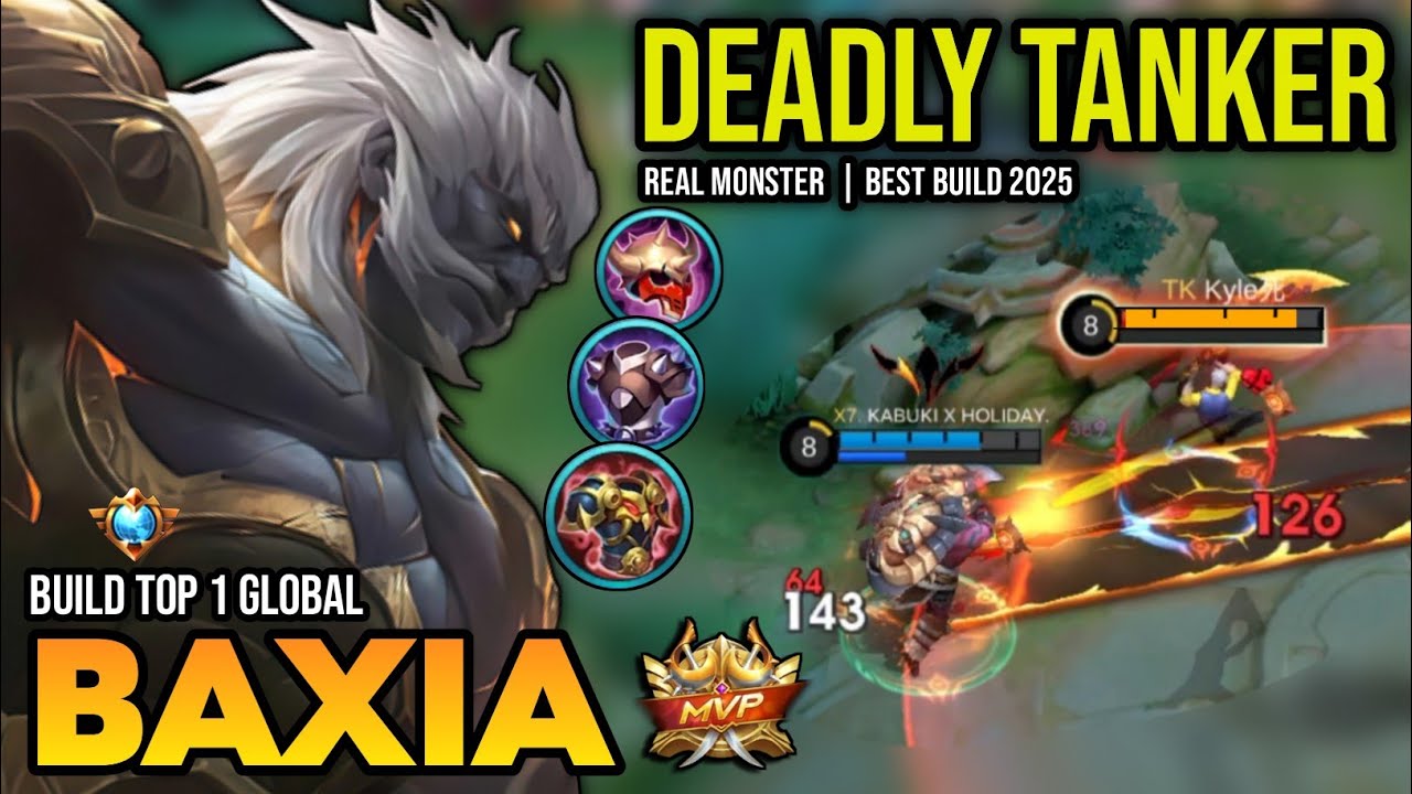 BAXIA BEST BUILD 2025 | BUILD TOP 1 GLOBAL BAXIA GAMEPLAY | MOBILE LEGENDS✓