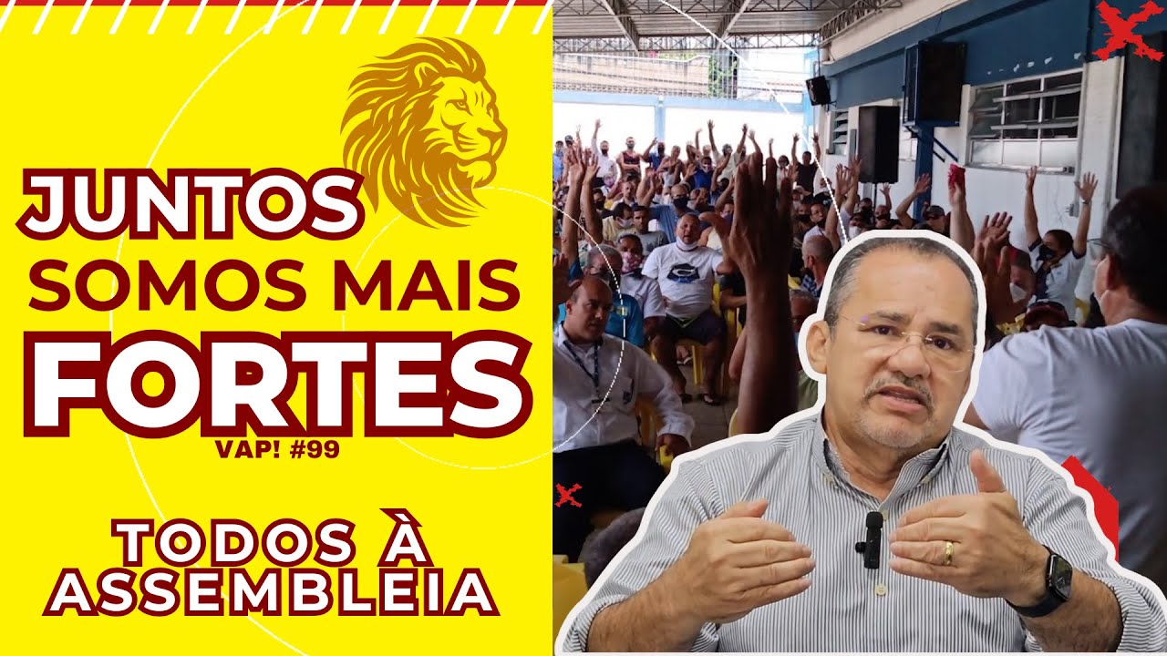 VAP! #99 ASSEMBLEIA NESTA 3ª FEIRA, DIA 10/2, VAI DEFINIR O PISO SALARIAL QUE QUEREMOS!