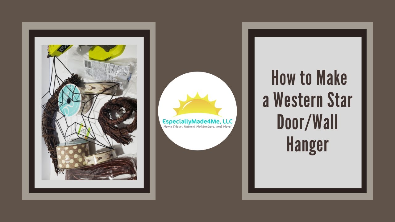 How to Make a Western Styled Star Door/Wall Hanger