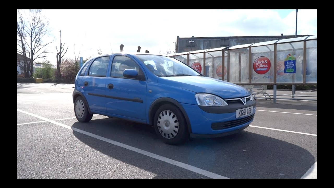 2001 Vauxhall Corsa 1.2i Comfort (5-door) Start-Up and Full Vehicle Tour