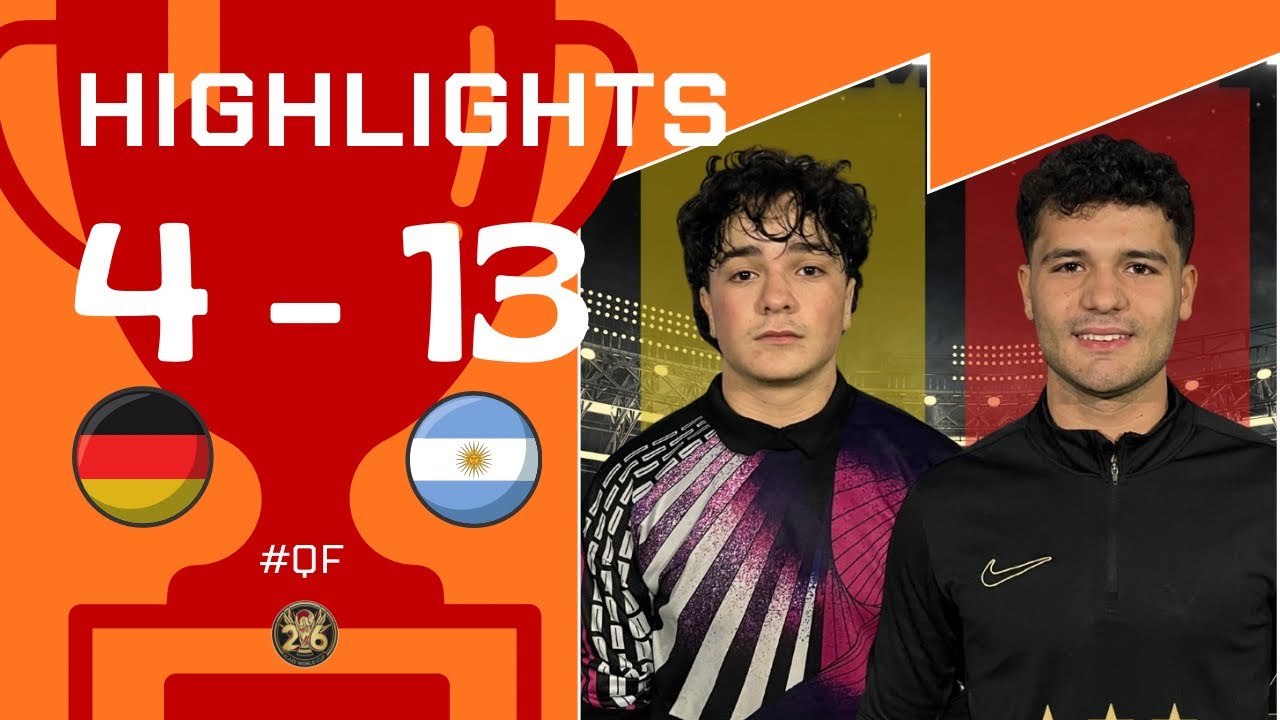 BWC | Germania 4-13 Argentina | QF - Andata