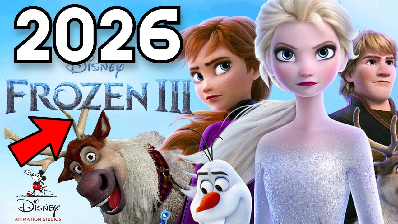 FROZEN 3 se ESTRENA en 2026!!! - FECHA de Estreno y TODO Sobre la SECUELA de DISNEY ANIMATION