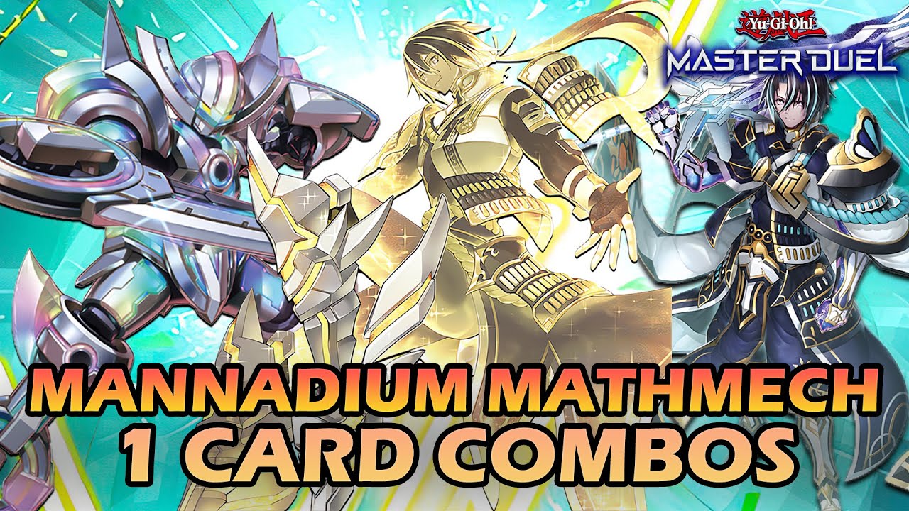 MANNADIUM MATHMECH 1 CARD COMBOS IN YUGIOH MASTER DUEL