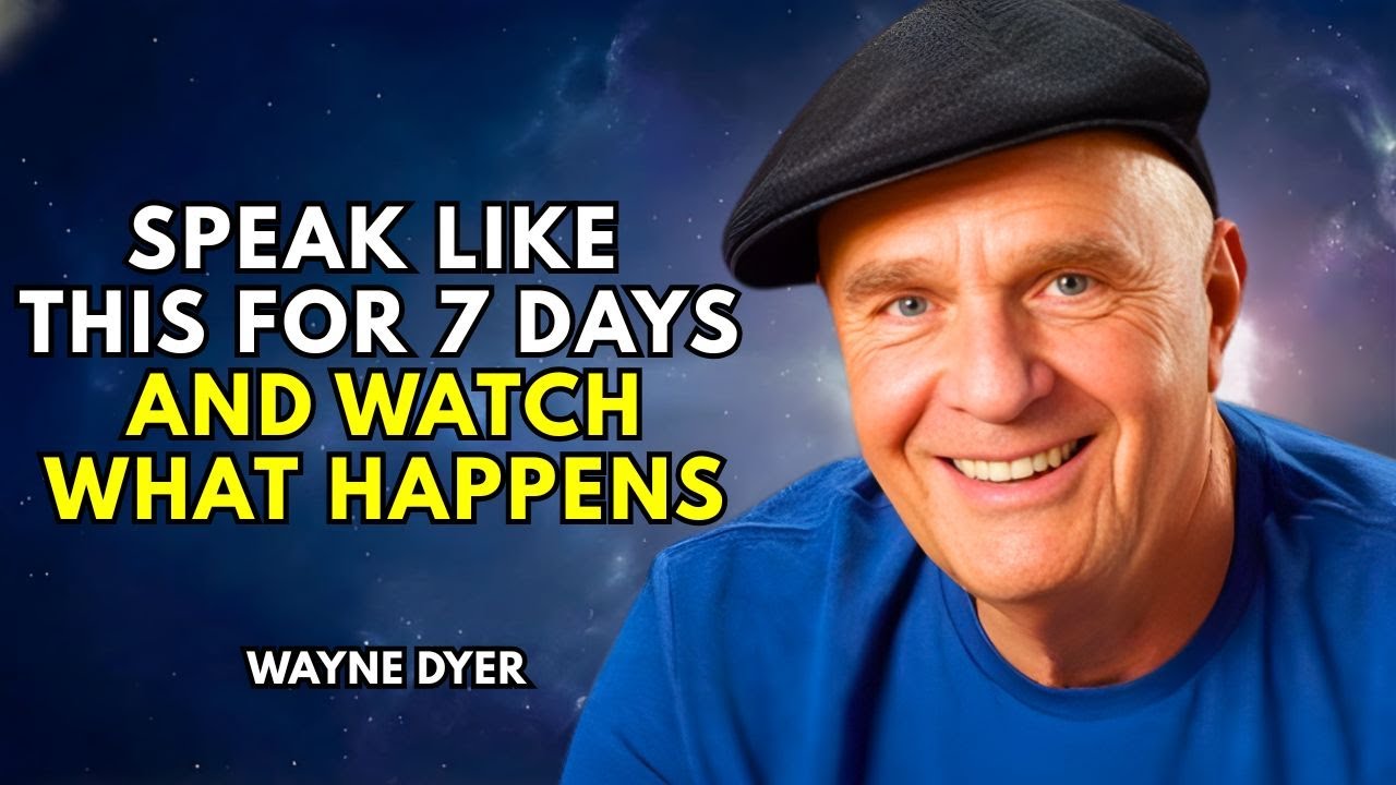 Speak Like This for 7 Days and Watch What Happens | Wayne Dyer Motivation