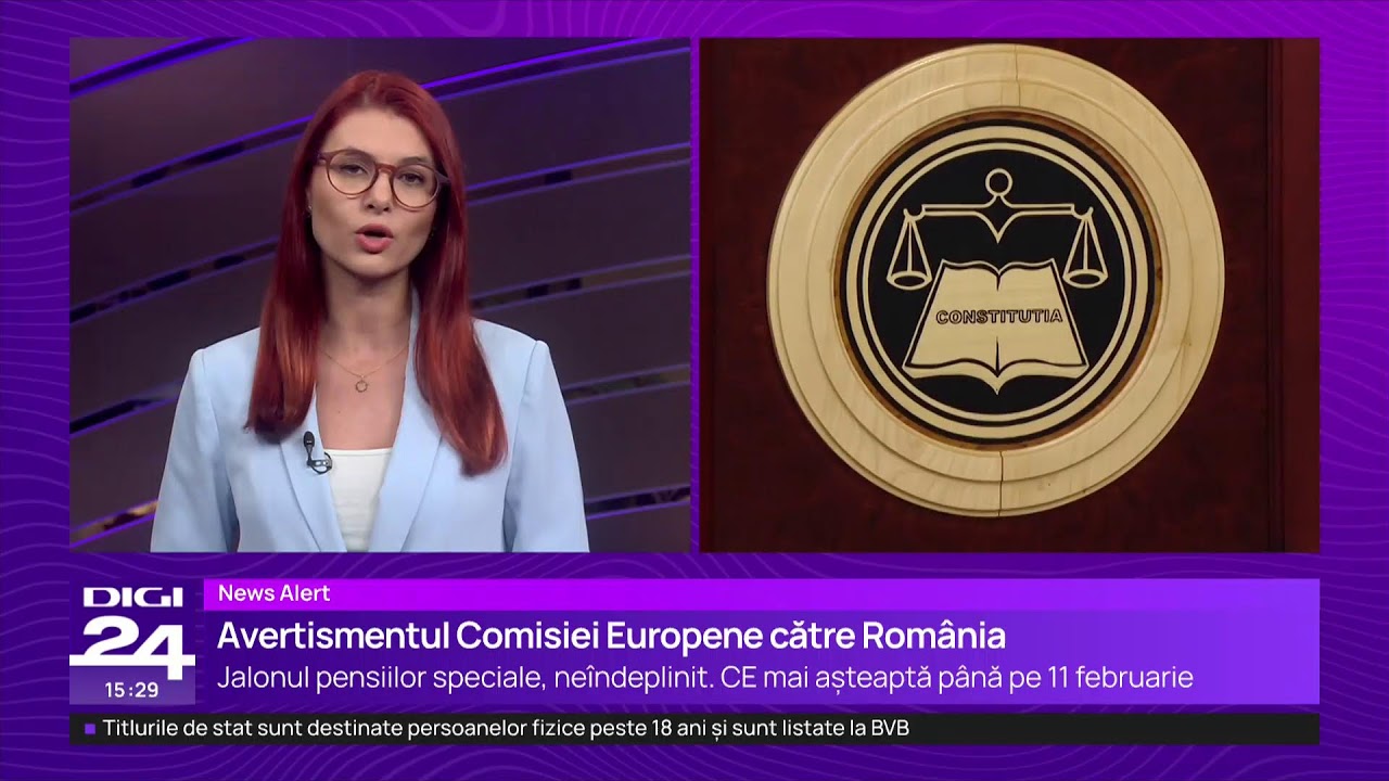 🟣Știrile Digi24  de la ora 15 – 6 februarie 2026