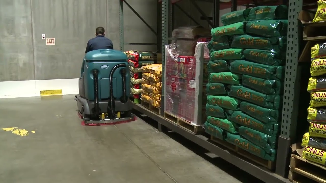 See the Tennant T12 XP Ride-On Scrubber in Action