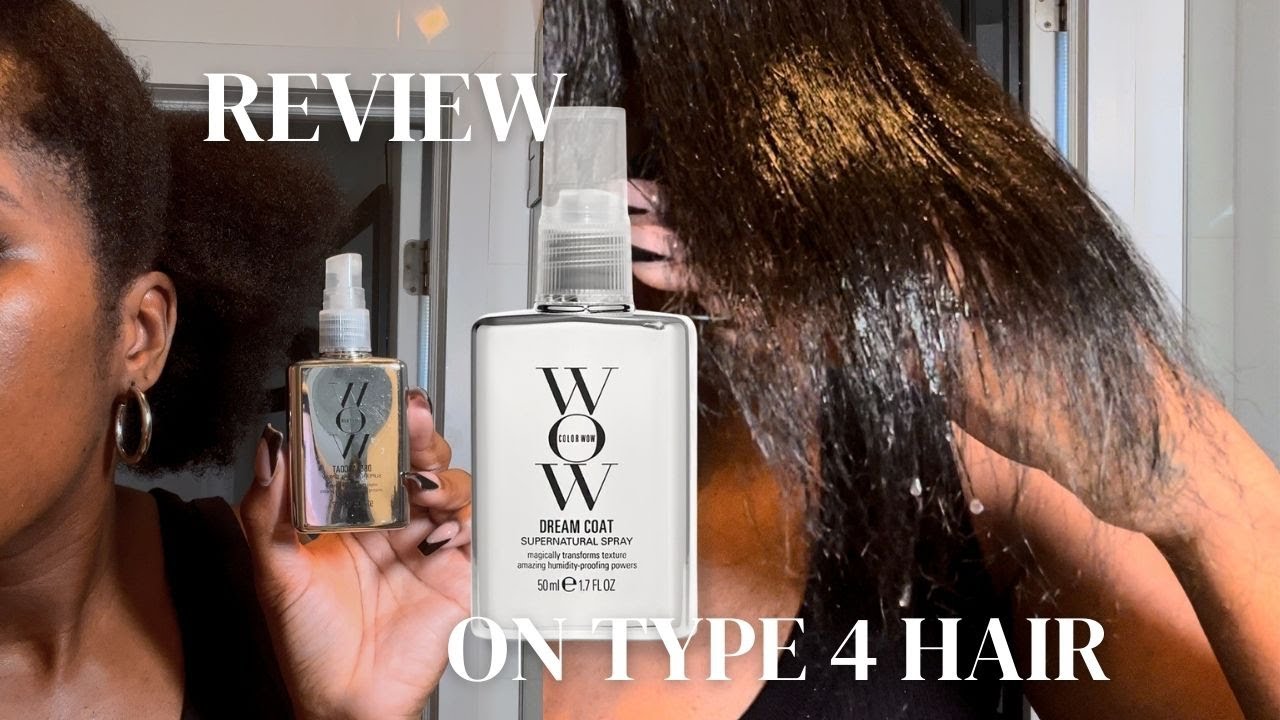 ColorWow Anti-Humidity Spray on Natural Type 4 Hair | Honest Review