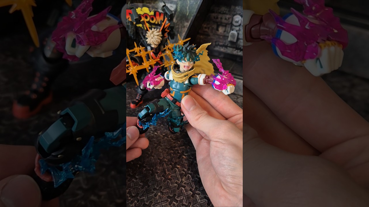 SH FIGUARTS DEKU & BAKUGO ACCESSORY PACK MY HERO ACADEMIA PLUS ULTRA EFFECT PARTS! #myheroacademia