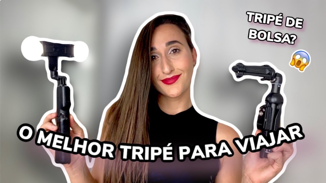 O MELHOR TRIPÉ PARA VIAJAR I PAU de SELFIE + TRIPÉ DE BOLSA - STHE COELHO