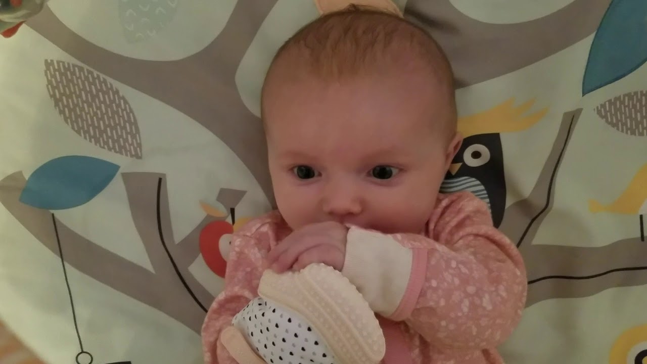 Lillian making lots of noise! Jan 2018