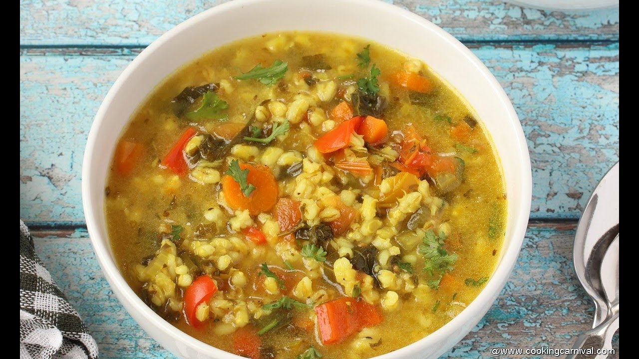 Instant Pot Vegetable Barley Soup