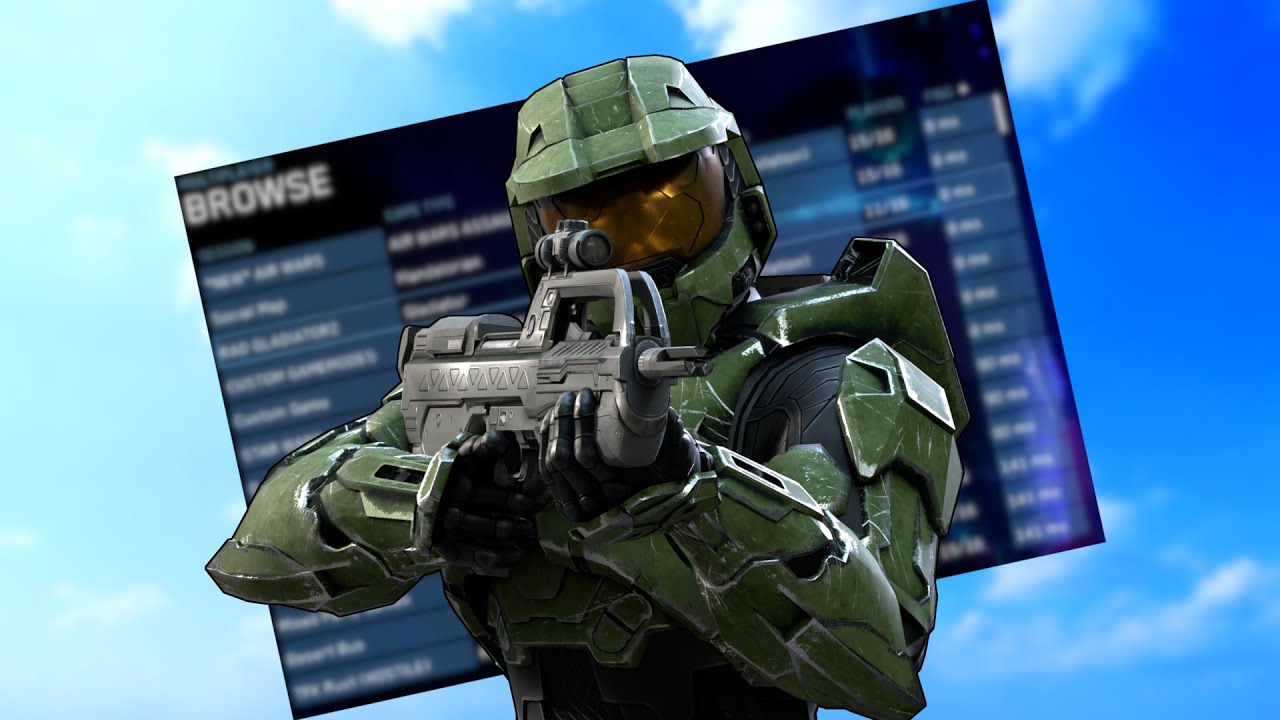 Halo MCC Custom Game Browser is AWESOME (Halo Funny Moments)