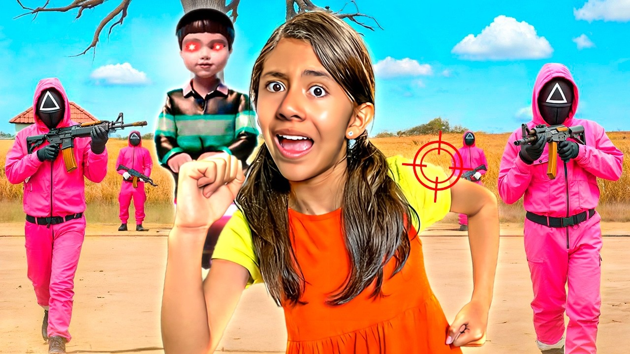ESCAPANDO DEL JUEGO DEL CALAMAR *Hay un nuevo muñeco* @PRINCESA VALE