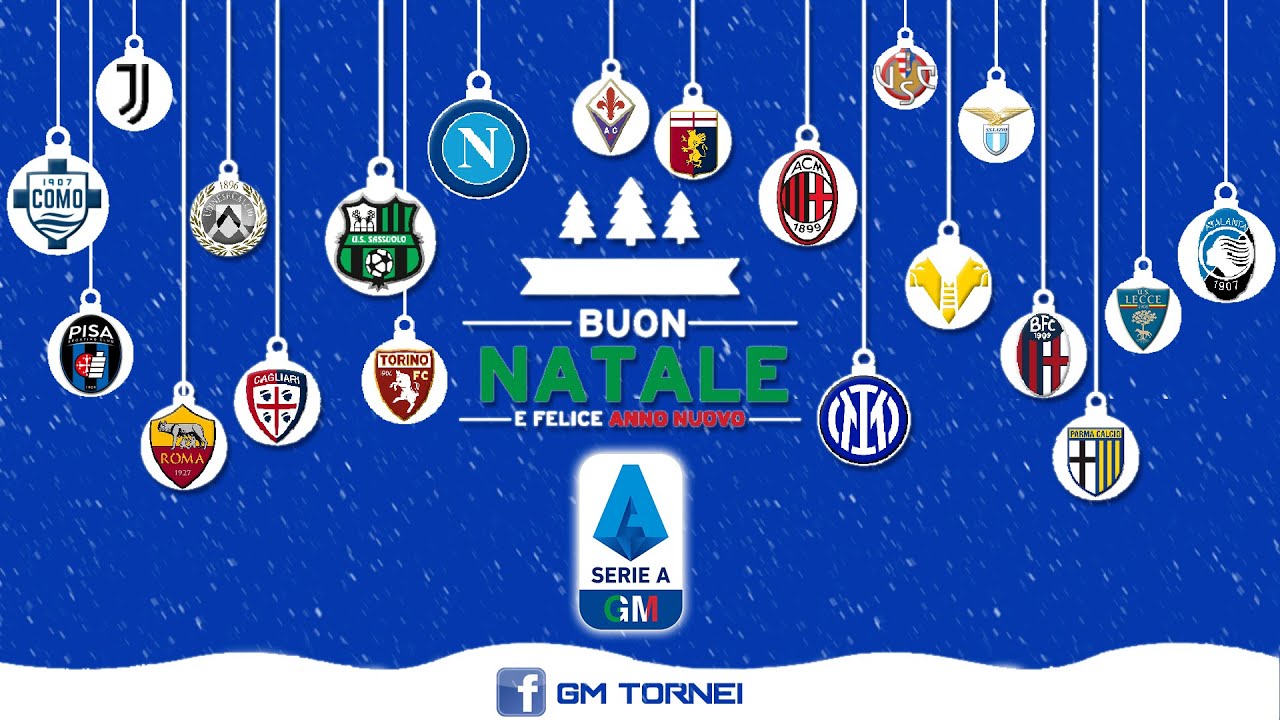 Serie A "GM" 2025/2026 - Buon Natale e Felice Anno Nuovo