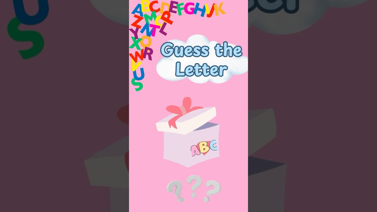 Mystery letter! Fun Phonics - kids #kidslearning #preschool #kidseducation #earlylearning  #alphabet