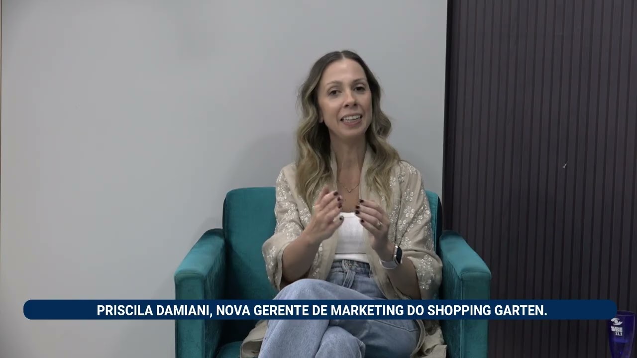 NOVIDADE DO SHOPPING GARTEN - PG TVBE ENTREVISTA NOVA GERENTE DE MARKETING DO GARTEN 20 01 2026 BL03
