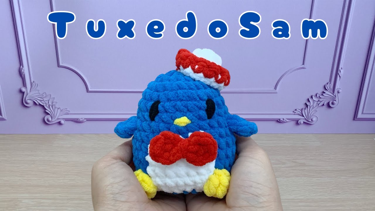 Tuxedo Sam Amigurumi Pachoncito: Tutorial Paso a Paso