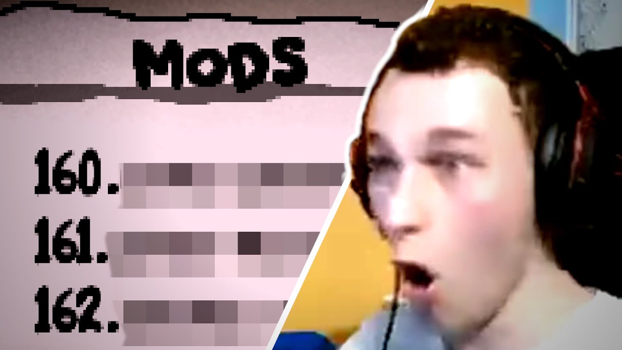 Isaac With 160 CURSED Mods