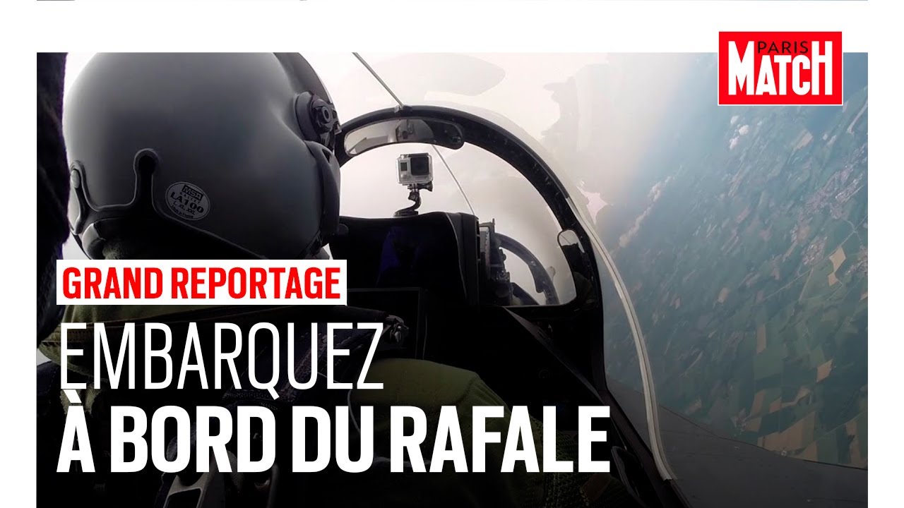 Volez à bord du Rafale avec Paris Match