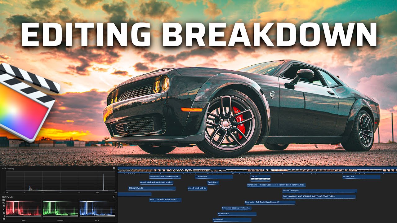 EDITING BREAKDOWN OF A CINEMATIC CAR COMMERCIAL | FINAL CUT PRO X