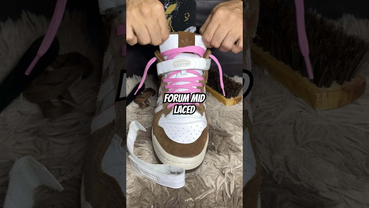Adidas Forum Mid Laces c&oacute;mo atar #adidas #forum #shoelaces