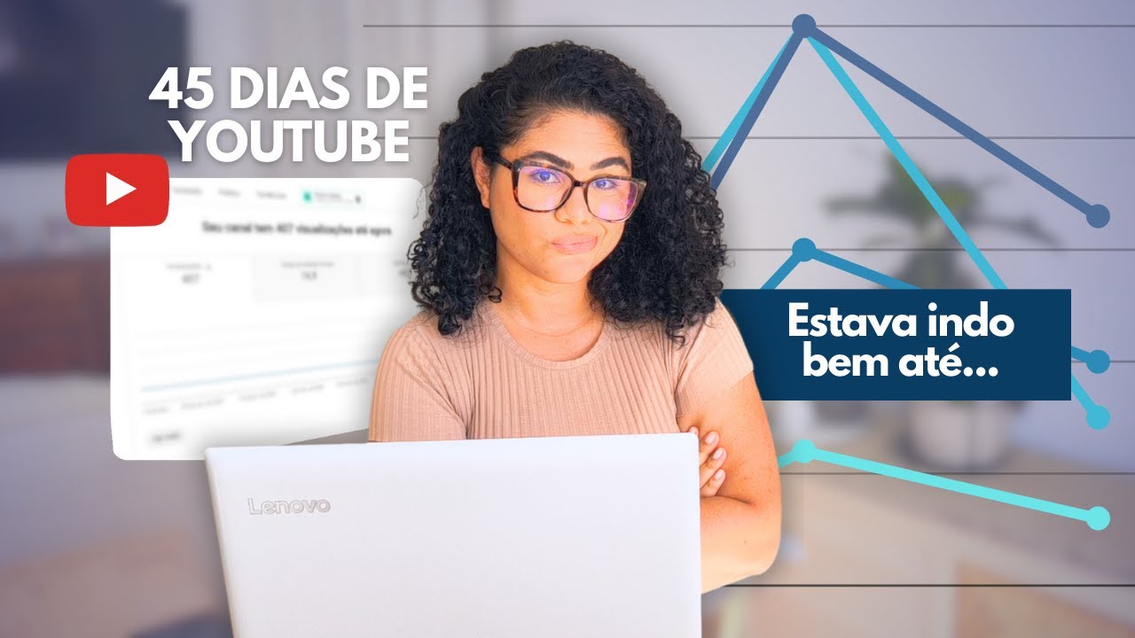 45 dias no YouTube: números reais + o erro que pode estar te segurando também