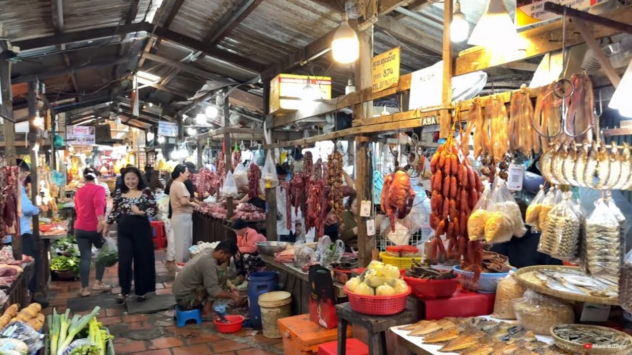ផ្សារតាមជនបទ និង ទីក្រុង/ Traditional Cambodian Markets Review 