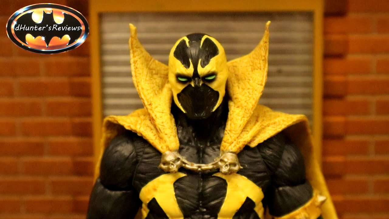 McFarlane Spawn Curse of Apocalypse Yellow Variant Mortal Kombat 11 Action Figure Review